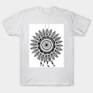 Black and White Dreamcatcher T-Shirt